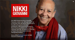 Desktop Screenshot of nikki-giovanni.com