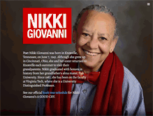 Tablet Screenshot of nikki-giovanni.com